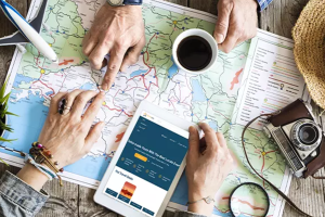 Sri Lanka Travel Map – A detailed background image showcasing the top tourist destinations across Sri Lanka.